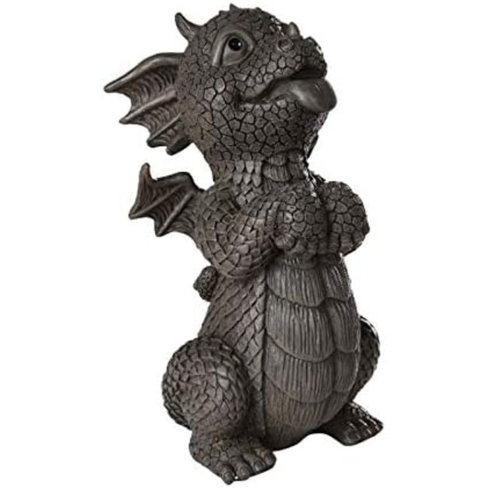 Садова фігура дракона Pacific Giftware, 26 см – декоративна статуя-фентезі для саду, кашпо