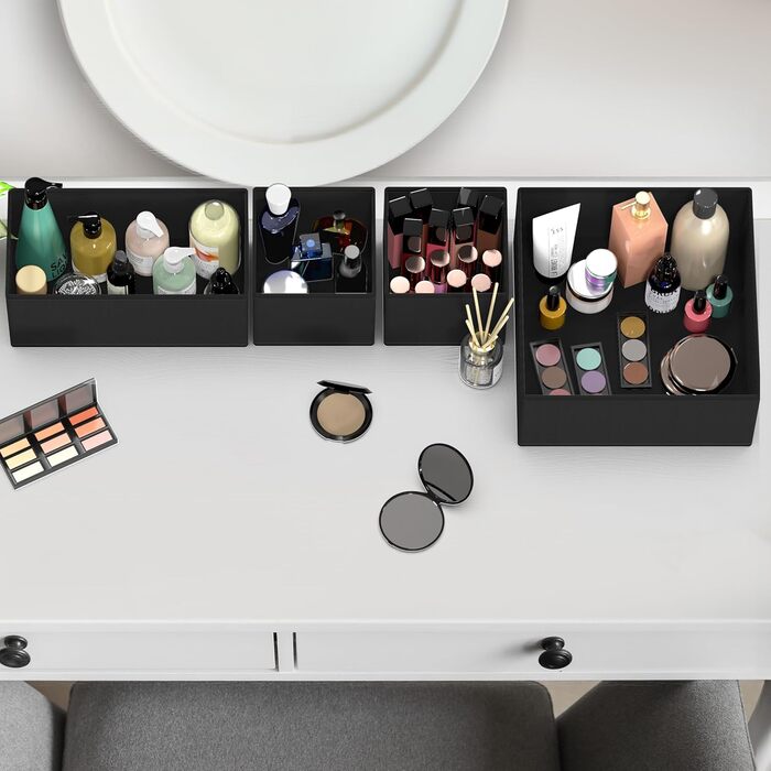 Органайзер для білизни та одягу Simple Houseware, складний, 12 шт, чорний