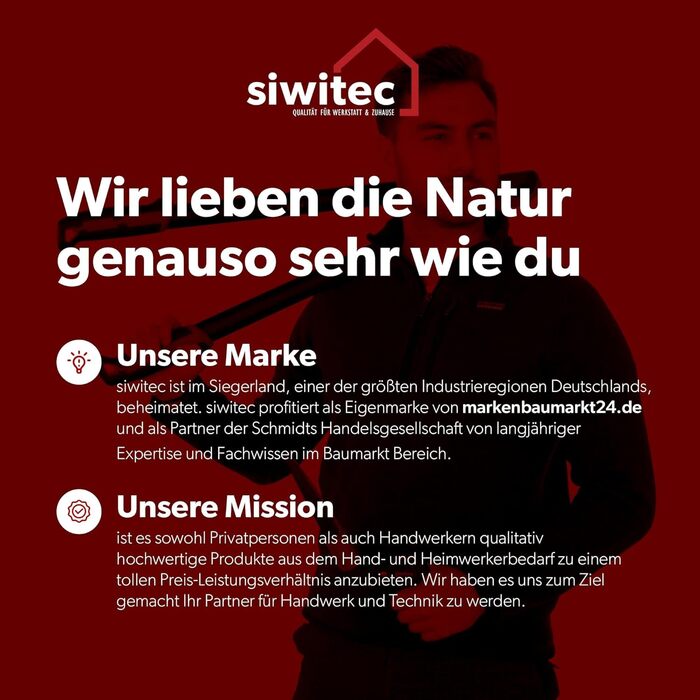 Телескопічний садовий секатор Siwitec SG-21, байпасна гілкорізка для свіжої деревини до 40 мм, леза з вуглецевої сталі, довжина 66-92 см