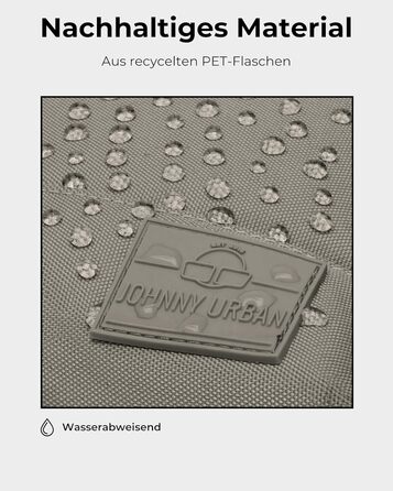 Жіночий рюкзак Johnny Urban Mia з відділенням для ноутбука, водостійкий, 7 л, з переробленого PET, чорний (Desert Grey)