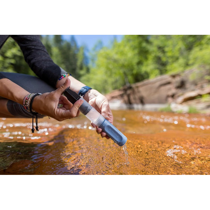Фільтр для води LifeStraw Peak Solo – персональний соломинковий фільтр для подорожей, кемпінгу, туризму та виживання, видаляє бактерії, паразитів і мікропластик