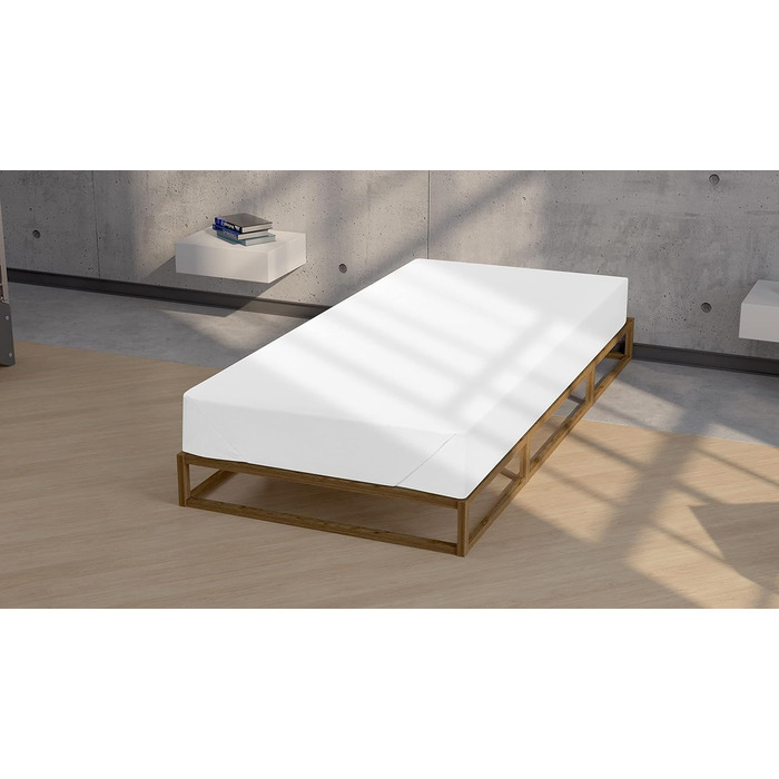 Простирадло бавовняне biberna 150x250 см, біле, 2 шт.