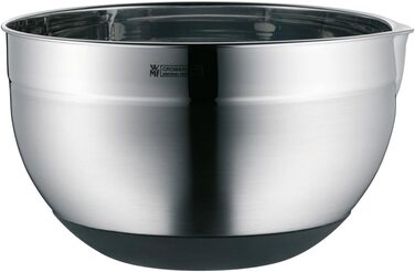 Кухонна миска WMF Gourmet 24 см, 4 л, нержавіюча сталь, для замішування, підходить для посудомийки