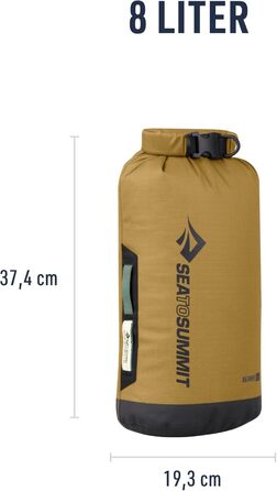 Герметична сумка Sea to Summit Big River Dry Bag для водних видів спорту, водонепроникна, міцна, з ручками, кріпленням і D-кільцем, роликовий клапан