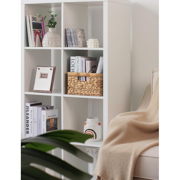 Кошик для зберігання StorageWorks із водяної гіацинти, прямокутний, 38×28×17 см, з подвійними ручками, натуральний плетений кошик для організації речей