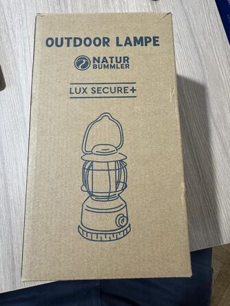 Кемпінгова LED лампа Naturbummler, акумуляторна, 5200mAh, до 200 годин світіння, водонепроникна, Powerbank, димер, для кемпінгу та виживання