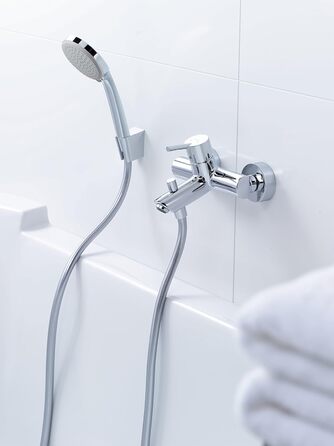 Душова лійка hansgrohe Croma 100 з тримачем, 4 режими, хром