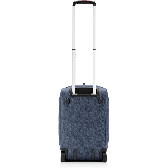 Reisenthel Allrounder Trolley – універсальна дорожня сумка на колесах з телескопічною ручкою, 2 плавні колеса, для подорожей, роботи та відпочинку, темно-синій Herringbone