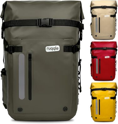 Водонепроникний рюкзак Dry Bag 20/30/45 л з 3 зовнішніми кишенями, RollTop, для пляжу, човна, каяка, туризму, риболовлі та мотоцикла
