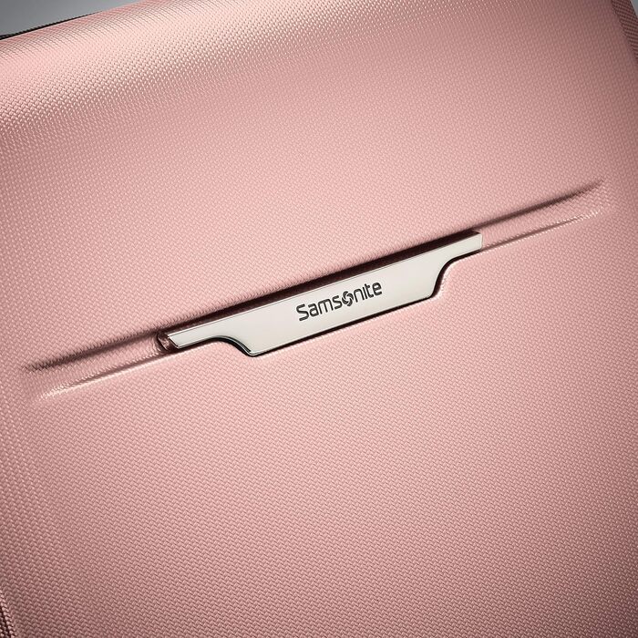 Жорсткий чемодан Samsonite Winfield 3 DLX з обертовими колесами, рожевий, універсальний розмір, ручна поклажа