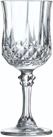 Набір стопок Cristal d'Arques Paris Longchamp 6 шт, 60 мл, скло Kwarx, висока прозорість і міцність, посилена упаковка