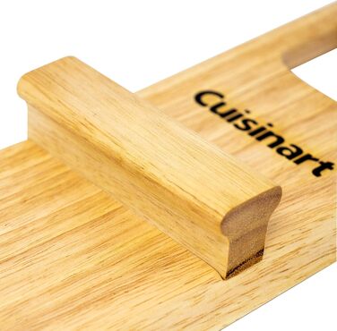 Щітка для чищення гриля Cuisinart CCB-100 з трьома рядами щетини, дерев'яний скребок, аксесуар для BBQ