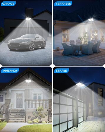 Вуличний LED-світильник з датчиком руху, 200 Вт, 180 LED, сонячна панель, 6500K, з пультом, для саду, готелю, двору, гаража, 1 шт.