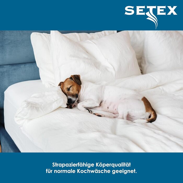 Наматрацник SETEX Molton Köper 180x200 см, 100% бавовна, білий, захист для матраца