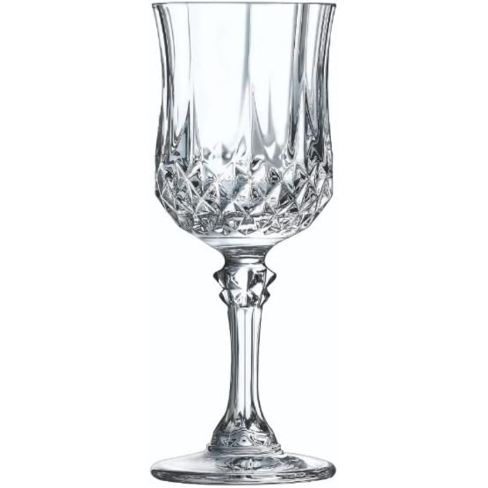 Набір стопок Cristal d'Arques Paris Longchamp 6 шт, 60 мл, скло Kwarx, висока прозорість і міцність, посилена упаковка