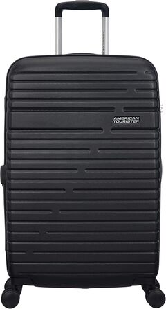Валіза American Tourister Aero Racer Spinner 68 см, розширювана, 75,5 л, чорна