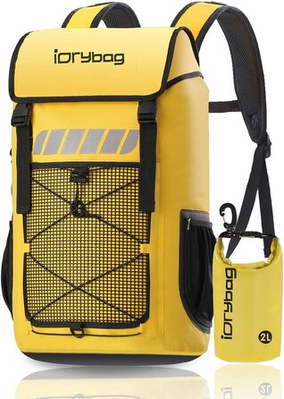 Водонепроникний рюкзак IDRYBAG для чоловіків 25/45 л, для каякінгу, походів, міцна сумка для активного відпочинку