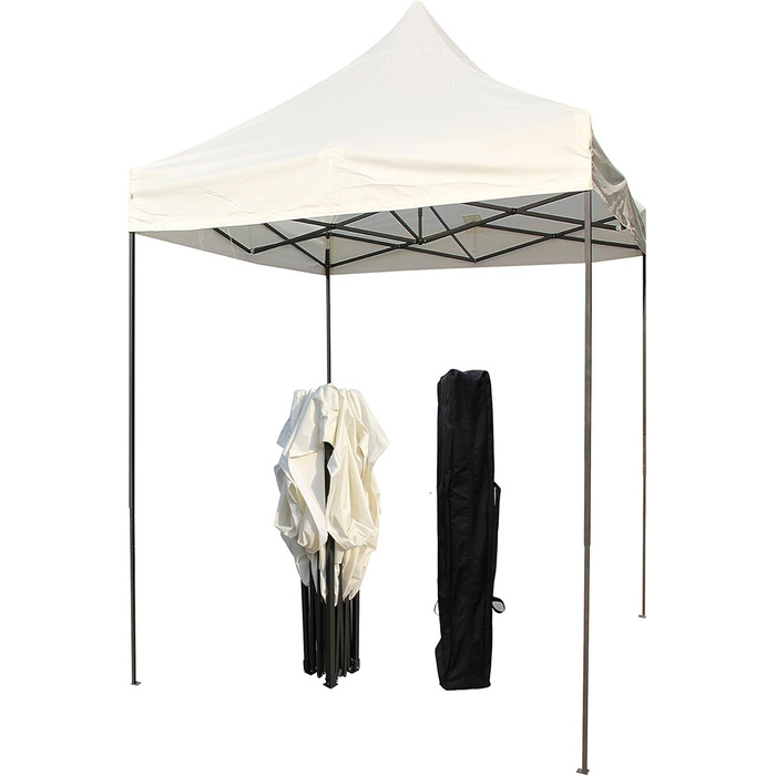 Багатофункціональна альтанка All Seasons Gazebos 2x2 м, кремова, водонепроникна, міцна конструкція