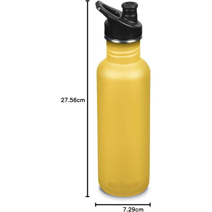 Пляшка для води Klean Kanteen Classic 800 мл, золота, нержавіюча сталь