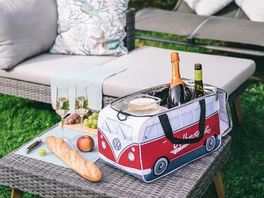 Термосумка Volkswagen Hippie Bus T1 Camper Van, 25 л, стиль ретро, для пікніка та подорожей