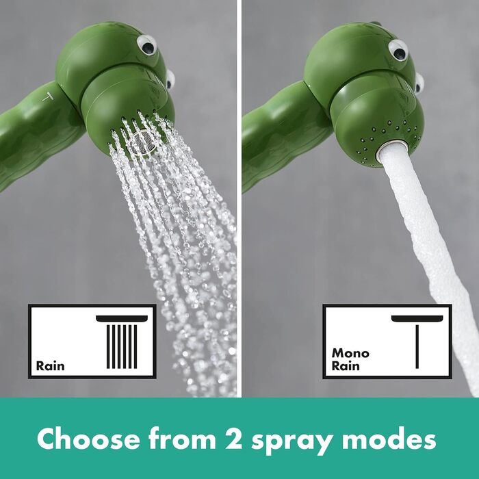 Дитячий душ hansgrohe Jocolino Крокодил, 2 режими, подарунок на хрестини