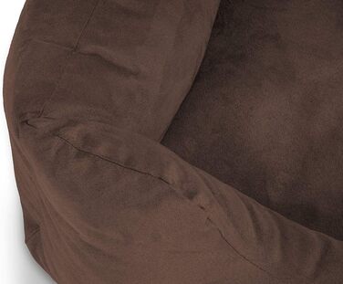 Лежак для собак Knuffelwuff Dreamline XXL велюр 120x85 см коричневий, знімний чохол, легкий у догляді, для великих, середніх і малих собак