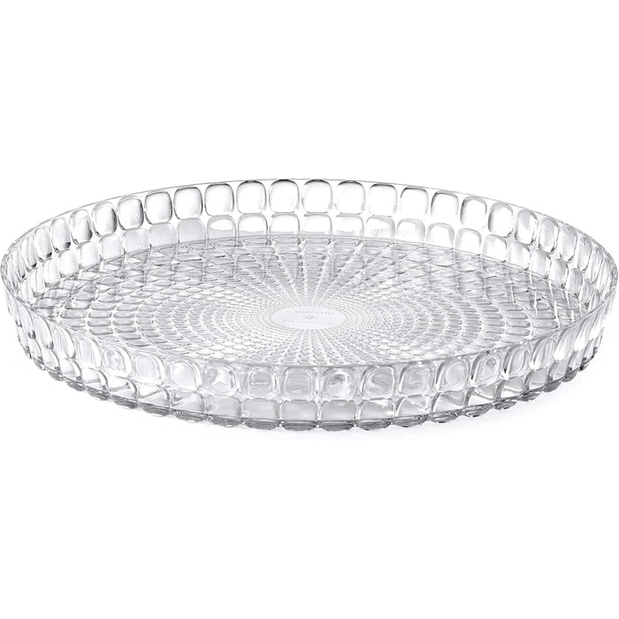 Круглий піднос Guzzini Tiffany, прозорий, 35,6 см