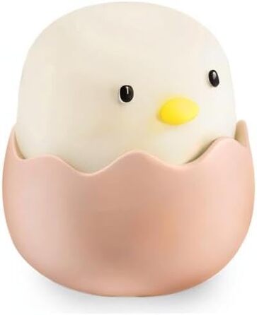 Дитячий LED нічник MegaLight Eggy Egg з RGB-підсвіткою, сенсорним керуванням, таймером і USB-зарядкою, безпечний для немовлят, нічна лампа для дитячої кімнати