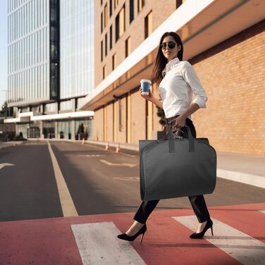 Дорожній чохол для суконь WallyBags, три складання, 152 см, темно-синій/чорний