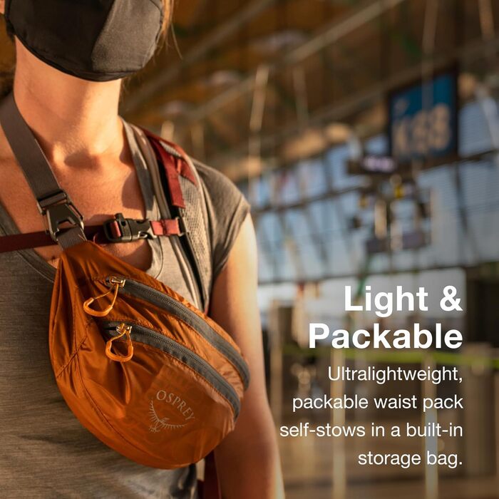 Поясна сумка Osprey Ultralight Stuff, ультралегка, для спорту та подорожей