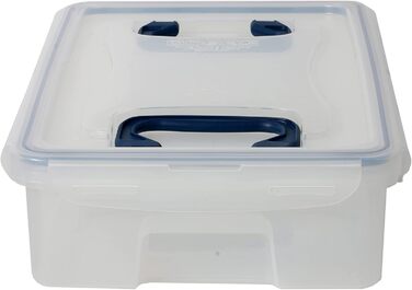 Контейнер для зберігання LocknLock PP CLASSIC з кришкою та ручками, 10 л, герметичний, напівпрозорий, для дому, 361x274x212 мм