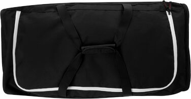 Універсальна спортивна сумка-трансформер Uhlsport Basic Line 110 л з коліщатками, чорна, для подорожей і тренувань