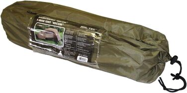 Одномісний намет Mil-Tec Recom 150x250 см, тунельний, ультралегкий, компактний, вітро- та штормостійкий для трекінгу, кемпінгу, аутдору, туризму