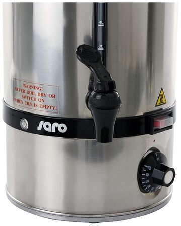Saro Hot Drink Mini 317-2010 – електричний котел для глінтвейну та гарячої води, 10 л, 2500 Вт