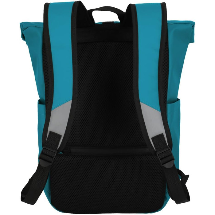Водонепроникний рюкзак Travelite Rolltop 19 л для велосипеда та міста з відбивачами, синій
