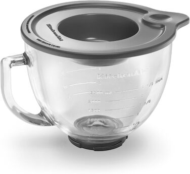 Миска для змішування KitchenAid KSM5GB, скляна з мірним маркуванням