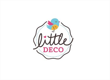 Декоративні настінні наклейки Little Deco для дитячої кімнати дівчинки — Місяць, хмари й зірки, XL 99x51 см, самоклеючі вінілові стікери для стін, DL268