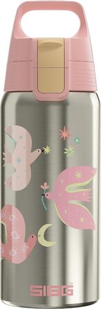Дитяча ізольована пляшка для напоїв SIGG Shield Therm ONE 0,5 л, підходить для газованої води, герметична, легка, BPA-free, Fly Away