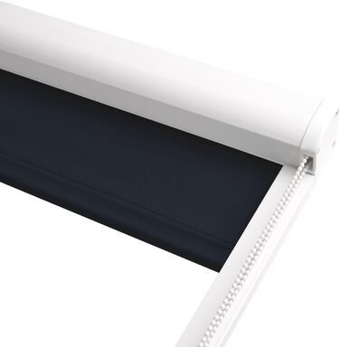 Рулонна штора з напрямними SolReflect K24 60x175 см — затемнювальна термоштора без свердління, чорна, ширина 60 см, з бічними напрямними