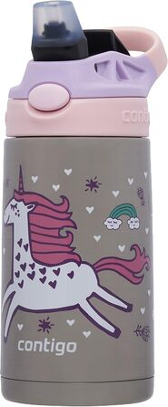 Дитяча пляшка для води Contigo Easy Clean Autospout з трубочкою, 420 мл, BPA-free, герметична, для школи, садка та спорту