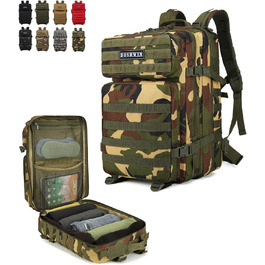 Тактичний військовий рюкзак 40 л Molle для армії, виживання, ліс, Fluchtrucksack