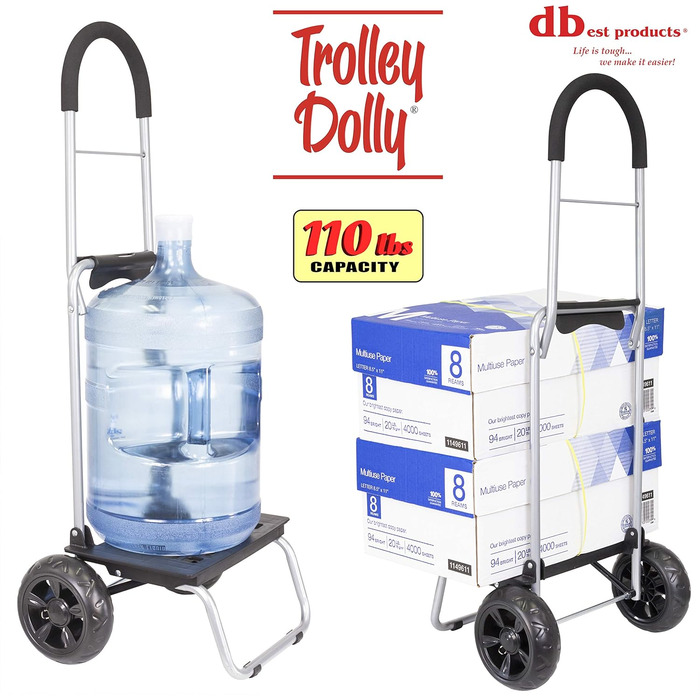 Складна господарська візок dbest products Trolley Dolly, чорний