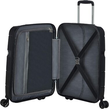 Валіза American Tourister Linex Spinner L, 76 см, 102 л, чорна, пластикова, на 4 колесах