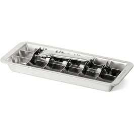 Металева форма для льоду ECO Brotbox, 0,6 л, 18 кубиків, харчова нержавіюча сталь, без пластику, придатна для посудомийки