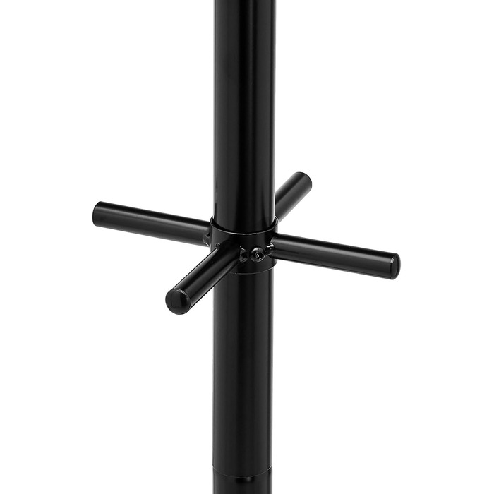 Вішалка для одягу та капелюхів Amazon Basics, 29.5x29.5x167 см, чорна