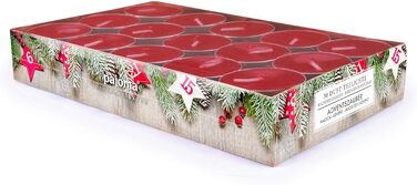 Ароматичні чайні свічки pajoma, 240 шт, різдвяні аромати, 8×30 шт
