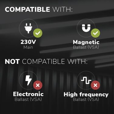 Світильник LED HOFTRONIC 150см 60Вт 10500лм холодне світло, IP65, водонепроникний, без мерехтіння, з'єднуваний, T8, для гаража, майстерні, офісу, підвалу (110лм/Вт, 6000K)