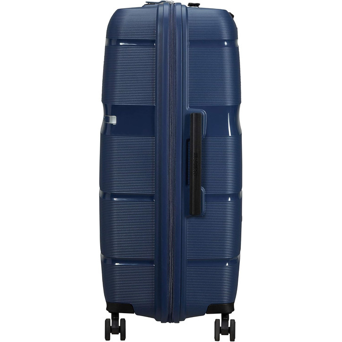 Валіза American Tourister Linex Spinner L, 76 см, 102 л, синя, на 4 колесах