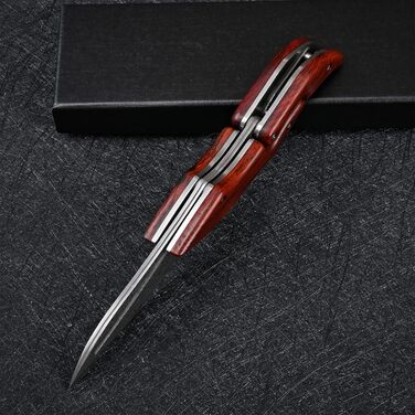 Складаний ніж з дамаської сталі VG10 для чоловіків, EDC, кемпінг, outdoor (вигнута спинка)