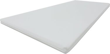 Намтрасник Dibapur PRO Soft 3D Air Fresh, 90x190 см, висота 5 см, ортопедичний топер з холодної піни з чохлом, Німеччина
